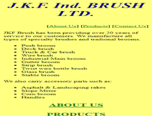 Tablet Screenshot of jkfbrush.com